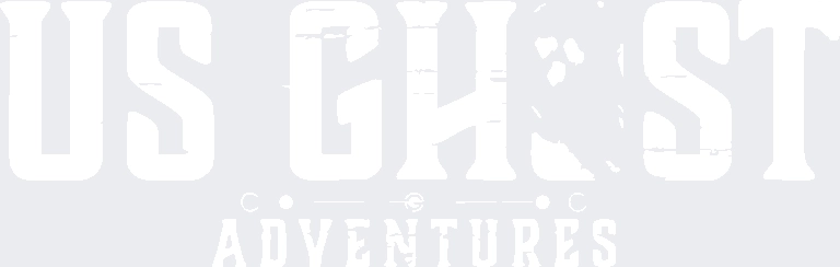 Faded logo text reading “US Ghost Adventures” with a ghostly figure incorporated into the word “Ghost.”.