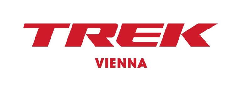 Red "TREK" logo in bold uppercase letters, with "VIENNA" in smaller red uppercase letters centered below, all on a plain white background.