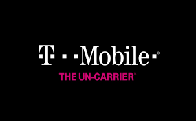 T-Mobile logo on a black background with the words "THE UN-CARRIER" in pink below the main logo.